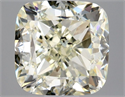 Natural Diamond 1.01 Carats, Cushion with  Cut, N Color, SI2 Clarity and Certified by GIA