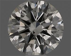Picture of Natural Diamond 0.51 Carats, Round with Excellent Cut, J Color, VS2 Clarity and Certified by IGI