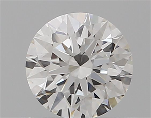 Picture of Natural Diamond 0.41 Carats, Round with Excellent Cut, E Color, VVS2 Clarity and Certified by GIA