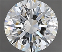 Natural Diamond 2.70 Carats, Round with Excellent Cut, H Color, SI2 Clarity and Certified by GIA