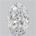 Natural Diamond 1.20 Carats, Oval with  Cut, D Color, VS1 Clarity and Certified by GIA