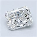 Diamante Natural 1.30 quilates, Radiante , Color G, claridad VVS2 y certificado GIA