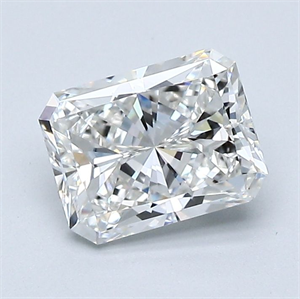 Foto Diamante Natural 1.30 quilates, Radiante , Color G, claridad VVS2 y certificado GIA de