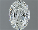 Natural Diamond 1.01 Carats, Oval with  Cut, G Color, VVS2 Clarity and Certified by IGI