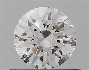 Picture of Natural Diamond 0.50 Carats, Round with Very Good Cut, D Color, SI1 Clarity and Certified by GIA