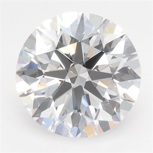 Picture of Lab Grown Diamond 3.25 Carats, Round with Ideal Cut, D Color, IF Clarity and Certified by IGI