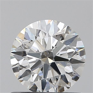 Foto Diamante Natural 0.65 quilates, Redondo , Color G, claridad IF y certificado GIA de
