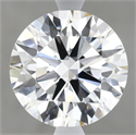 Lab Grown Diamond 2.90 Carats, Round with Ideal Cut, E Color, VVS2 Clarity and Certified by IGI