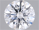 Lab Grown Diamond 2.53 Carats, Round with Ideal Cut, D Color, VVS2 Clarity and Certified by IGI