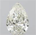 Natural Diamond 2.01 Carats, Pear with  Cut, I Color, SI2 Clarity and Certified by IGI