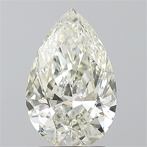 Picture of Natural Diamond 2.01 Carats, Pear with  Cut, I Color, SI2 Clarity and Certified by IGI