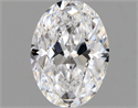Natural Diamond 0.90 Carats, Oval with  Cut, D Color, VS2 Clarity and Certified by GIA