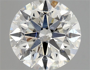 Picture of Natural Diamond 1.05 Carats, Round with Excellent Cut, H Color, SI2 Clarity and Certified by GIA