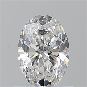 Picture of Natural Diamond 0.71 Carats, Oval with  Cut, E Color, VVS2 Clarity and Certified by GIA