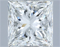 Natural Diamond 2.52 Carats, Princess with  Cut, I Color, VS2 Clarity and Certified by IGI