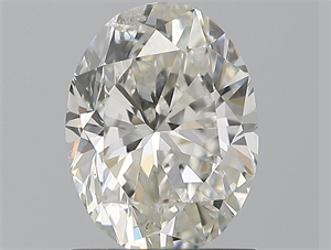 Foto Diamante Natural 1.00 quilates, Ovalado , Color G, claridad SI2 y certificado HRD de
