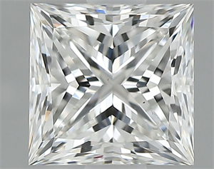 Foto Diamante Natural 1.00 quilates, Princesa , Color F, claridad VS2 y certificado GIA de