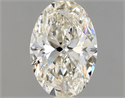 Natural Diamond 1.01 Carats, Oval with  Cut, J Color, VS2 Clarity and Certified by GIA