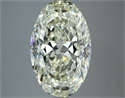 Natural Diamond 5.03 Carats, Oval with  Cut, K Color, VS2 Clarity and Certified by IGI