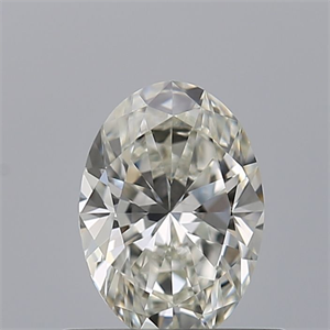 Picture of Natural Diamond 0.51 Carats, Oval with  Cut, I Color, VVS1 Clarity and Certified by GIA