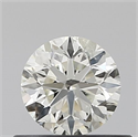 Diamante Natural 0.40 quilates, Redondo , Color J, claridad SI2 y certificado IGI