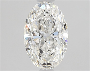 Picture of Natural Diamond 0.81 Carats, Oval with  Cut, F Color, SI2 Clarity and Certified by GIA