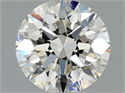 Natural Diamond 0.90 Carats, Round with Excellent Cut, H Color, SI1 Clarity and Certified by GIA