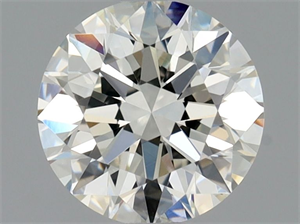 Picture of Natural Diamond 0.90 Carats, Round with Excellent Cut, H Color, SI1 Clarity and Certified by GIA