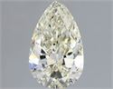 Natural Diamond 1.01 Carats, Pear with  Cut, L Color, SI1 Clarity and Certified by GIA