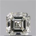 Diamante Natural 0.69 quilates, Asscher , Color J, claridad VVS2 y certificado GIA