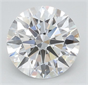Lab Grown Diamond 2.23 Carats, Round with Ideal Cut, D Color, IF Clarity and Certified by IGI