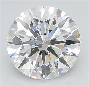 Picture of Lab Grown Diamond 2.23 Carats, Round with Ideal Cut, D Color, IF Clarity and Certified by IGI