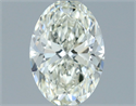 Natural Diamond 0.80 Carats, Oval with  Cut, I Color, VS1 Clarity and Certified by IGI