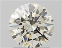 Natural Diamond 1.22 Carats, Round with Excellent Cut, J Color, VVS1 Clarity and Certified by IGI