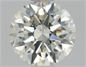 Natural Diamond 0.75 Carats, Round with Excellent Cut, L Color, SI1 Clarity and Certified by GIA