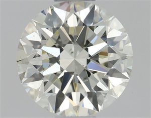 Picture of Natural Diamond 0.75 Carats, Round with Excellent Cut, L Color, SI1 Clarity and Certified by GIA