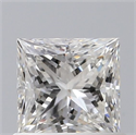 Natural Diamond 0.74 Carats, Princess with  Cut, G Color, VVS2 Clarity and Certified by GIA