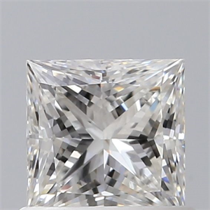 Picture of Natural Diamond 0.74 Carats, Princess with  Cut, G Color, VVS2 Clarity and Certified by GIA