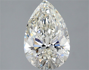Picture of Natural Diamond 2.01 Carats, Pear with  Cut, H Color, SI1 Clarity and Certified by GIA