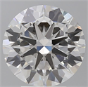 Lab Grown Diamond 4.52 Carats, Round with Excellent Cut, F Color, VS1 Clarity and Certified by IGI