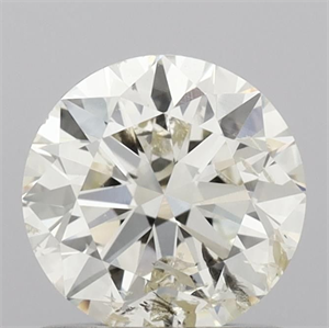 Picture of Natural Diamond 0.90 Carats, Round with Excellent Cut, J Color, I1 Clarity and Certified by IGI