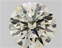 Natural Diamond 1.21 Carats, Round with Excellent Cut, J Color, VS2 Clarity and Certified by IGI