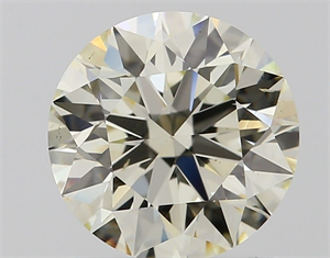 Picture of Natural Diamond 1.21 Carats, Round with Excellent Cut, J Color, VS2 Clarity and Certified by IGI