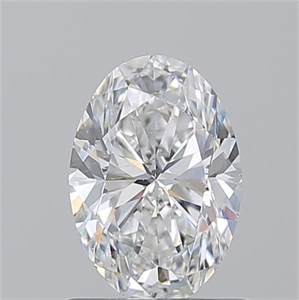 Picture of Natural Diamond 1.01 Carats, Oval with  Cut, E Color, SI1 Clarity and Certified by GIA