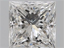 Diamante Natural 1.51 quilates, Princesa , Color E, claridad SI1 y certificado GIA
