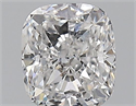 Natural Diamond 0.70 Carats, Cushion with  Cut, D Color, SI2 Clarity and Certified by GIA