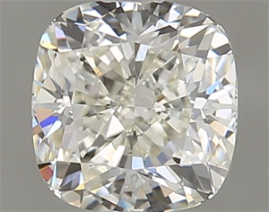 Picture of Natural Diamond 0.90 Carats, Cushion with  Cut, J Color, IF Clarity and Certified by GIA