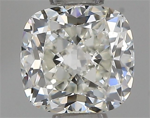Picture of Natural Diamond 0.61 Carats, Cushion with  Cut, J Color, VS2 Clarity and Certified by GIA