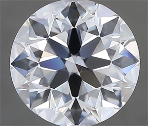 Picture of Natural Diamond 2.00 Carats, Round with Excellent Cut, D Color, VS1 Clarity and Certified by GIA