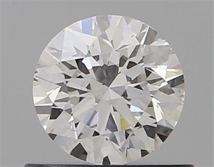 Foto Diamante Natural 0.56 quilates, Redondo , Color E, claridad SI1 y certificado GIA de